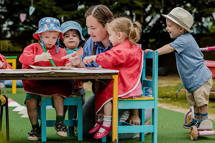 Culham toddlers playing and being active